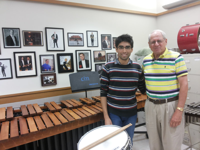 with Richard Weiner (1940 - 2019), former Principal Percussionist of the Cleveland Orchestra.
